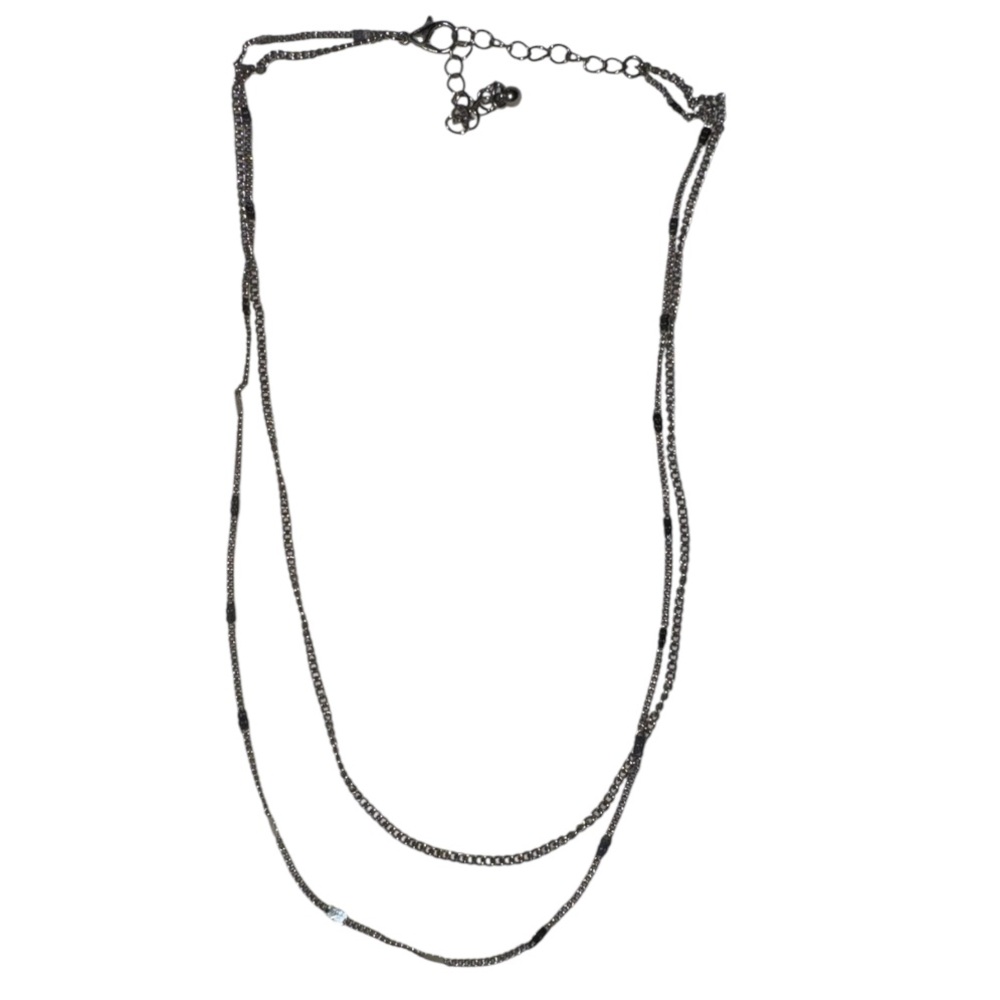 NWOT Silver Layered Necklace